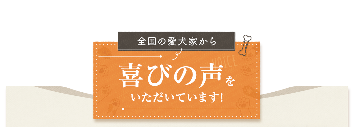 喜びの声をいただいています!